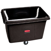 Chariot conteneur avec plateforme sur ressorts, Poly&eacute;thyl&egrave;ne, 44-1/16" lo x 31" la x 32-1/2" h, Volume 14 pi³, Capacit&eacute; 500 lb Air Extreme Inc.