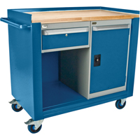 Industrial Duty Mobile Service Workbenches, Wood Surface Air Extreme Inc.