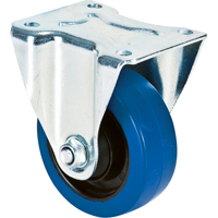 Roulette bleue, Fixe, 4" (101,6 mm), Caoutchouc, 350 lb (158,8 kg) Air Extreme Inc.