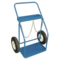 Chariots pour bouteilles de gaz, Roues Pneumatique, Base de 25" la x 13" lo, 400 lb Air Extreme Inc.