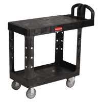 Chariot utilitaire robuste a/tablette plate - 4505-00, 2 tiers, 17-1/4" x 38-1/10" x 38-1/2", Capacit&eacute; 500 lb Air Extreme Inc.