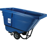Chariot basculeur en acier, Poly&eacute;thyl&egrave;ne, 1/2 vg³, Capacit&eacute; de charge de 850 lb Air Extreme Inc.