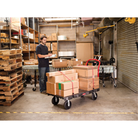 Heavy-Duty Platform Truck, 36" L x 24" W, 1000 lbs. Cap., Rubber Wheels Air Extreme Inc.