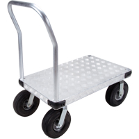 Chariots &agrave; plateforme en aluminium, 24" la x 36" lo, 1600 lb cap, Roues Pneumatique Air Extreme Inc.
