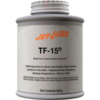 TF-15&reg; Metal-Free Thread Sealing Compound, Brush-Top Can, 227 ml, -46° C - 315° C/50° F - 600° F Air Extreme Inc.