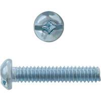 Round Square/Slot HD Machine Screws, #6 x 3" L, Zinc Plated Air Extreme Inc.