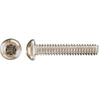 Pan Phillips HD Machine Screws, #8 x 3" L, Zinc Plated Air Extreme Inc.