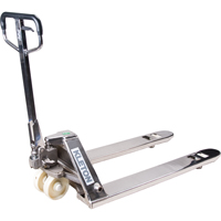 Manual Pallet Truck, Stainless Steel, 48" L x 27" W, 5500 lbs. Capacity Air Extreme Inc.