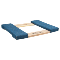 Cadre de socle roulant en bois dur &agrave; bouts avec tapis, Cadre en Bois, 18" la x 24" lo, Capacit&eacute; 900 lb Air Extreme Inc.