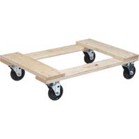 Socle roulant en bois dur, Roues en Polyol&eacute;fine, Capacit&eacute; de 900 lb, 18" la x 24" p x 7" h Air Extreme Inc.