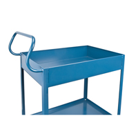 Chariots de service &agrave; bordure profonde, 2 Tiers, 24" la x 47" h x 36" p, Capacit&eacute; 1200 lb Air Extreme Inc.