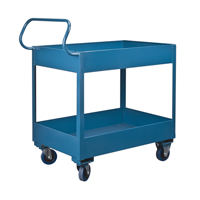 Chariots de service &agrave; bordure profonde, 2 Tiers, 24" la x 47" h x 36" p, Capacit&eacute; 1200 lb Air Extreme Inc.