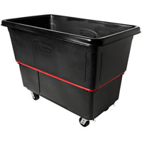 Heavy-Duty Utility Truck, Black Recycled Plastic, 59"/34-5/8" L x 34"/59-1/64" W x 42-1/16"/42-7/8" H, 27 cu. ft. Volume, 1200 lbs. Capacity Air Extreme Inc.