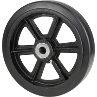 Roulettes en caoutchouc moul&eacute;, 8" (203,2 mm) dia. x 2" (50,8 mm) la, Capacit&eacute; de 600 lb (272,155 kg) Air Extreme Inc.