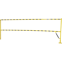 Safety Lift Gate, 10' L x 42-5/8" H, 159" Raised, Yellow Air Extreme Inc.
