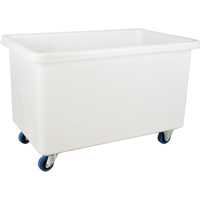 Chariot-caisse &agrave; parois droites, Poly&eacute;thyl&egrave;ne blanc, 46" lo x 28" la x 31" h, Volume 14 pi³, Capacit&eacute; 600 lb Air Extreme Inc.