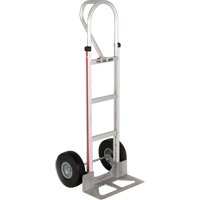 Straight Back Hand Truck, P-Handle Handle, Aluminum, 52" Height, 500 lbs. Capacity Air Extreme Inc.
