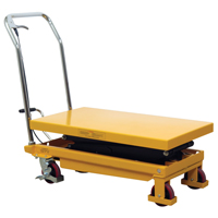 Table &eacute;l&eacute;vatrice &agrave; ciseaux hydraulique, 19,5" lo x 35,5" la/35-1/2" lo x 19-1/2" la, Acier, Capacit&eacute; 770 lb Air Extreme Inc.