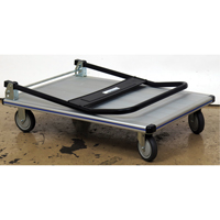 Chariot &agrave; plateforme avec poign&eacute;e pliante, Aluminium, 350 lb, 29" lo x 18-1/2" la, Hauteur 34-1/2" Air Extreme Inc.