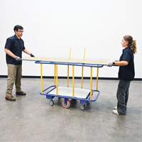 Chariot horizontal pour panneaux, 63-7/16" x 28-1/2" x 40-15/16", Capacit&eacute; 2000 lb Air Extreme Inc.
