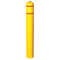 Enveloppe lisse pour butoir avec bandes r&eacute;fl&eacute;chissantes, 4" dia. x 56" l, Jaune Air Extreme Inc.