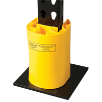 Butoir en poly pour rayonnage, 5" la x 6" lo x 8" h, Jaune Air Extreme Inc.