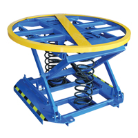 Spring-Operated Pallet Lifter, 43-5/8" L x 43-5/8" W, 4400 lbs. Cap. Air Extreme Inc.