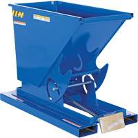 Self-Dumping Hopper, Steel, 1/3 cu.yd., Blue Air Extreme Inc.