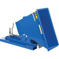 Self-Dumping Hopper, Steel, 1/3 cu.yd., Blue Air Extreme Inc.
