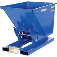 Self-Dumping Hopper, Steel, 1/2 cu.yd., Blue Air Extreme Inc.
