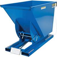 Self-Dumping Hopper, Steel, 3/4 cu.yd., Blue Air Extreme Inc.