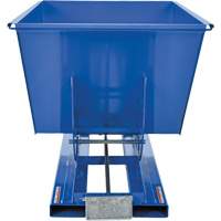 Self-Dumping Hopper, Steel, 1 cu.yd., Blue Air Extreme Inc.