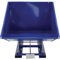Self-Dumping Hopper, Steel, 2 cu.yd., Blue Air Extreme Inc.