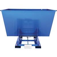 Self-Dumping Hopper, Steel, 2-1/2 cu.yd., Blue Air Extreme Inc.