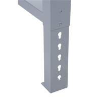 Pattes d'&eacute;tabli pour service industriel, Acier, 24" p x 34" h, Simple Air Extreme Inc.