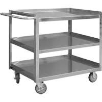 Industrial Grade Shelf Cart, 3 Tiers, 24-1/8" W x 35" H x 42" D, 1200 lbs. Capacity Air Extreme Inc.