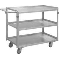 Chariot avec tablettes de calibre industriel, 3 Tiers, 16-3/4" la x 34" h x 30-7/16" p, Capacit&eacute; 600 lb Air Extreme Inc.