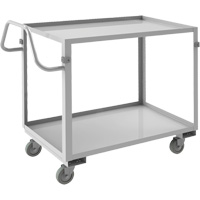 Chariot avec tablettes de calibre industriel, 2 Tiers, 22-1/2" la x 36-1/2" h x 42-7/16" p, Capacit&eacute; 600 lb Air Extreme Inc.