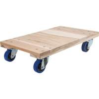 Socles roulants en bois franc pour usage moyen, Roues en Polyol&eacute;fine, Capacit&eacute; de 900 lb, 18" la x 24" p x 7" h Air Extreme Inc.