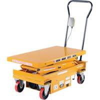 DC Powered Hydraulic Scissor Lift Elevating Cart, Steel, 39-3/4" L x 20-1/2" W, 1000 lbs. Capacity Air Extreme Inc.