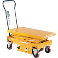 DC Powered Hydraulic Scissor Lift Elevating Cart, Steel, 39-3/4" L x 20-1/2" W, 1000 lbs. Capacity Air Extreme Inc.