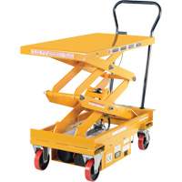 DC Powered Hydraulic Scissor Lift Elevating Cart, Steel, 39-3/4" L x 20-1/2" W, 1000 lbs. Capacity Air Extreme Inc.