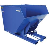 Self-Dumping Hopper, Steel, 4 cu.yd., Blue Air Extreme Inc.
