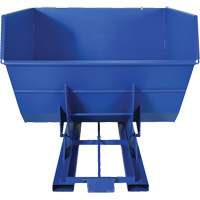 Self-Dumping Hopper, Steel, 4 cu.yd., Blue Air Extreme Inc.