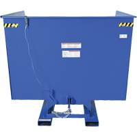 Self-Dumping Hopper, Steel, 4 cu.yd., Blue Air Extreme Inc.