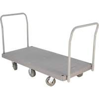 Heavy Duty Plastic Platform Truck, 60" L x 30" W, 3000 lbs. Cap., Polyurethane Wheels Air Extreme Inc.