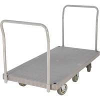 Heavy Duty Plastic Platform Truck, 60" L x 30" W, 3000 lbs. Cap., Polyurethane Wheels Air Extreme Inc.