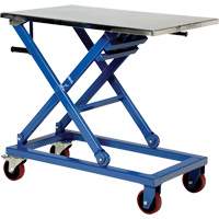 Table &eacute;l&eacute;vatrice manuelle &agrave; ciseaux, 37" lo x 23-1/2" la, Acier, Capacit&eacute; 660 lb Air Extreme Inc.