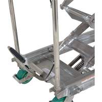 Table &eacute;l&eacute;vatrice hydraulique manuelle &agrave; ciseaux, 36-1/4" lo x 19-3/8" la, Acier inoxydable, Capacit&eacute; 600 lb Air Extreme Inc.