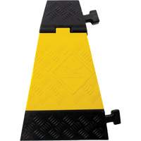 Powerhouse Heavy-Duty Left Turn Cable Protector, 3 Channels, 12" L x 19.75" W x 3" H Air Extreme Inc.